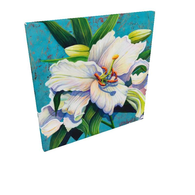 White Lily Canvaas