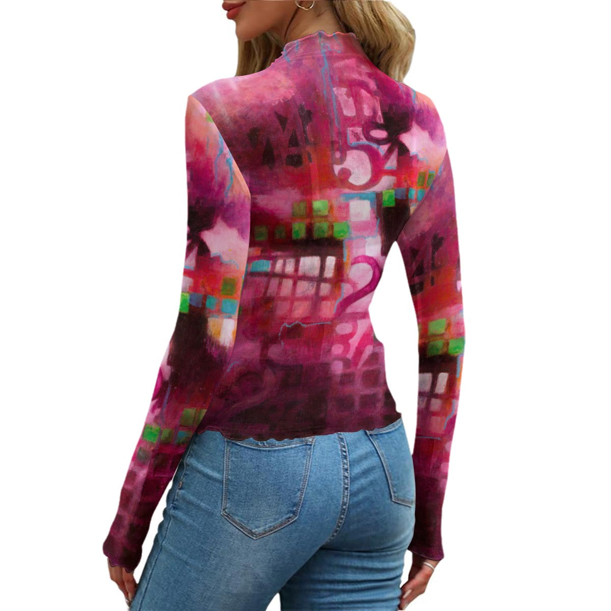 A Numbers Game Women's Mesh T-shirt