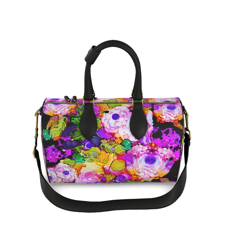 Rose Splash Napa Leather Duffle