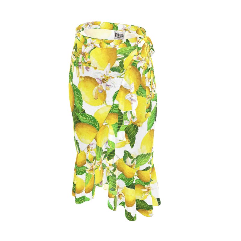 Sorrento Lemons Flounce Skirt