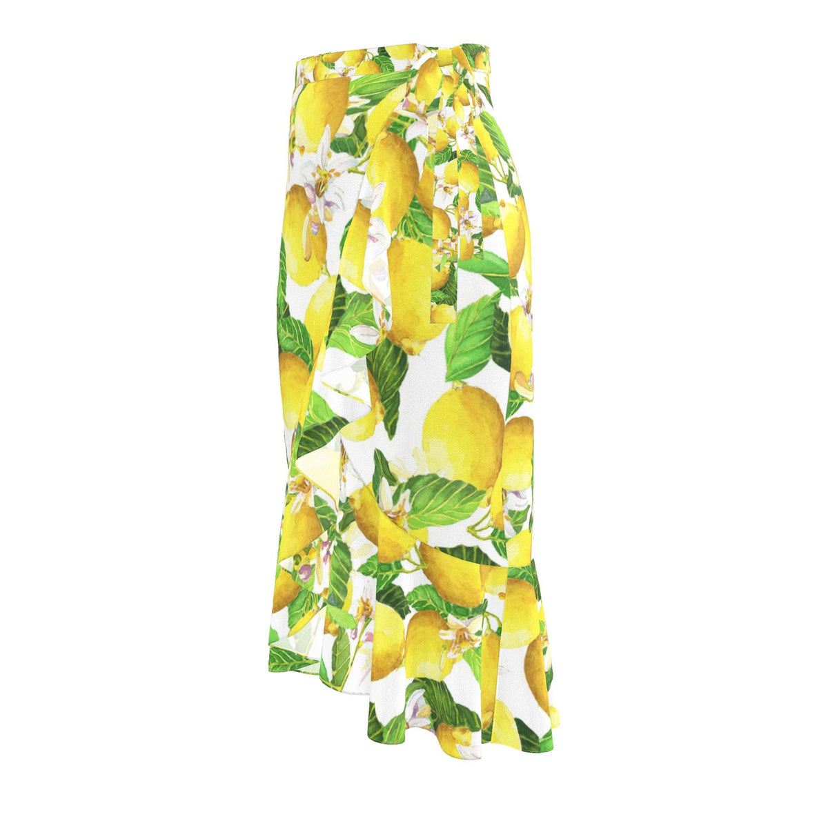 Sorrento Lemons Flounce Skirt