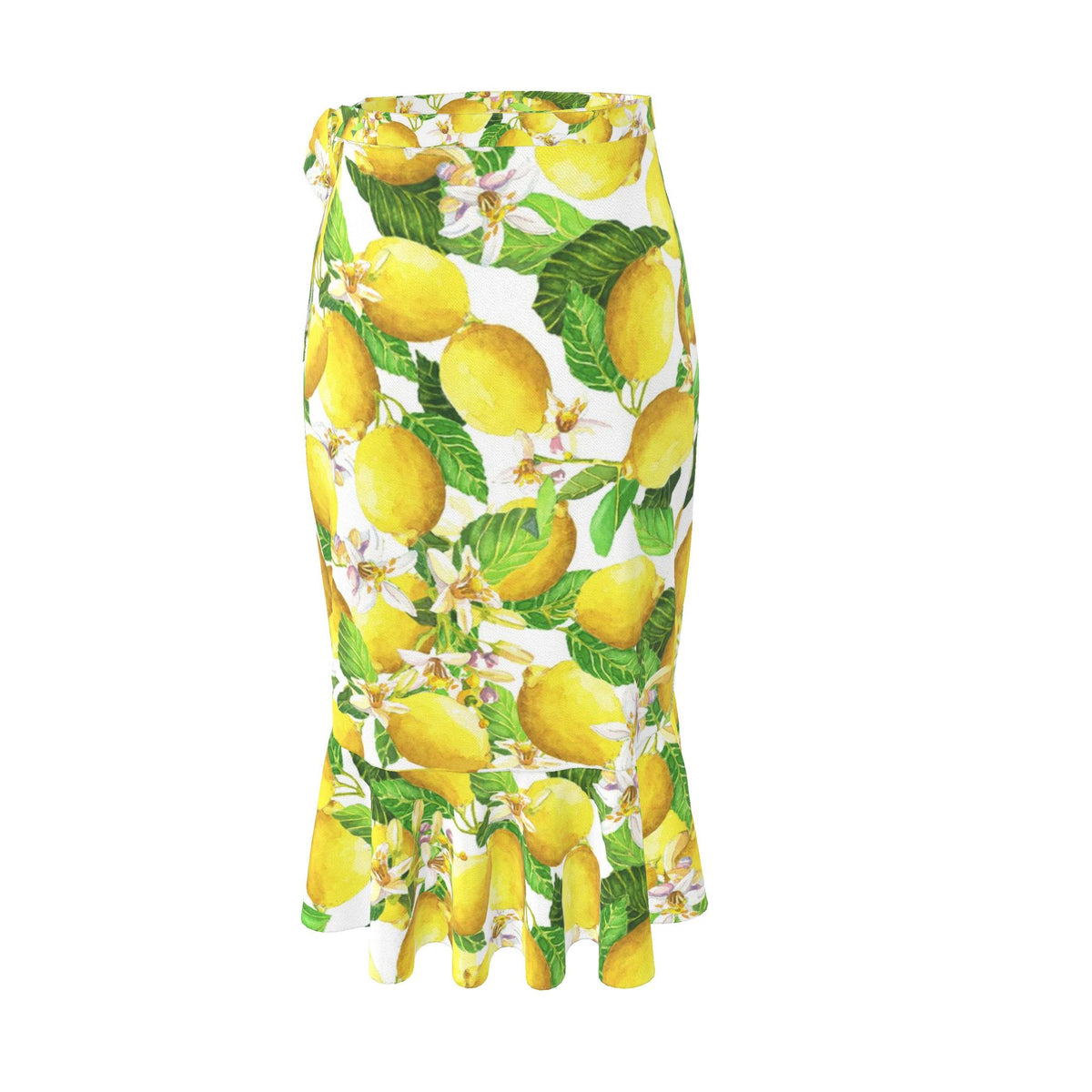 Sorrento Lemons Flounce Skirt
