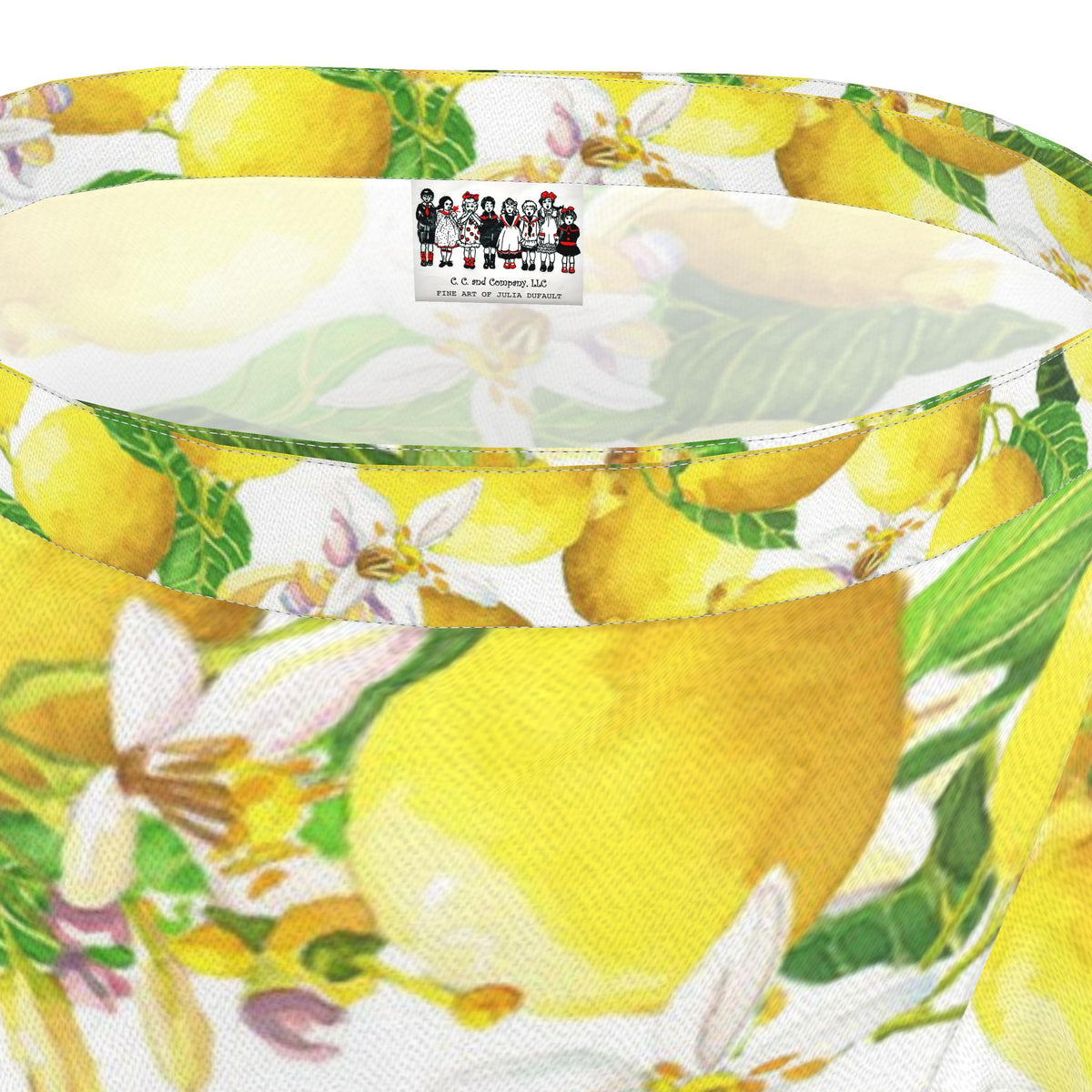 Sorrento Lemons Flounce Skirt