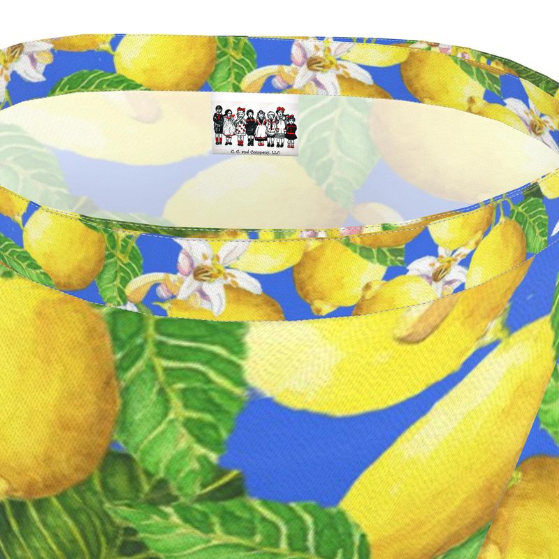 Sorrento Lemons Flounce Skirt