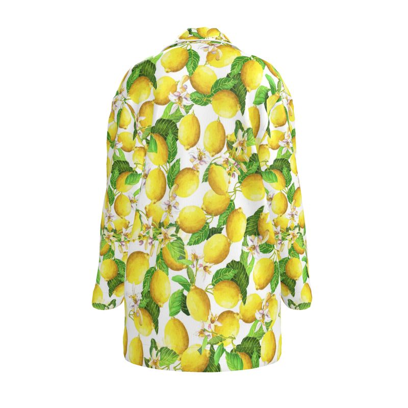 Fresh Lemons Luxury Pajama Shirt