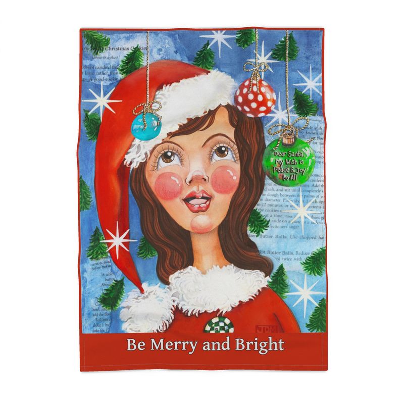 Merry and Bright Tea Towel