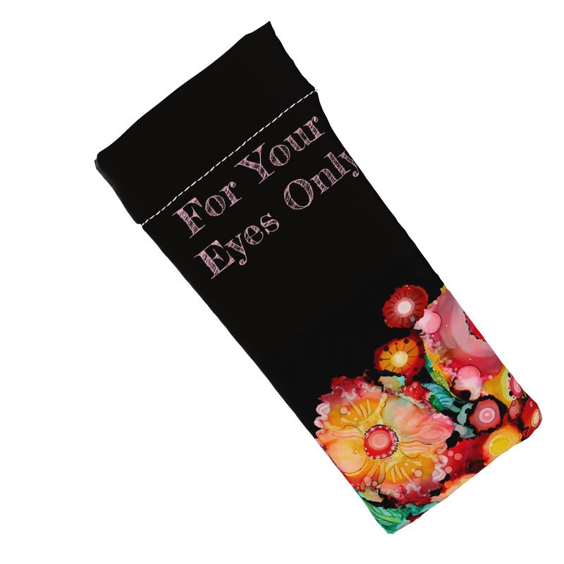 For Your Eyes Only Glasses Pouch