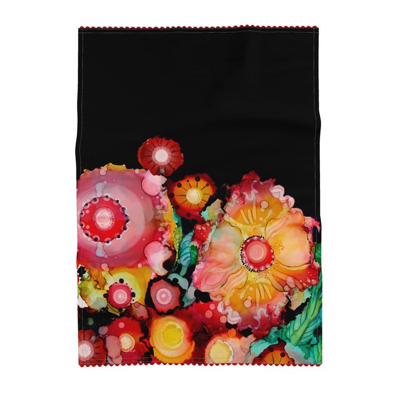 Poppies and Peeps Kitchen Towel