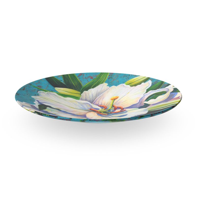 White Lily Ornamental Bowl