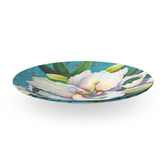 White Lily Ornamental Bowl