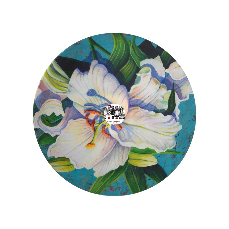 White Lily Ornamental Bowl