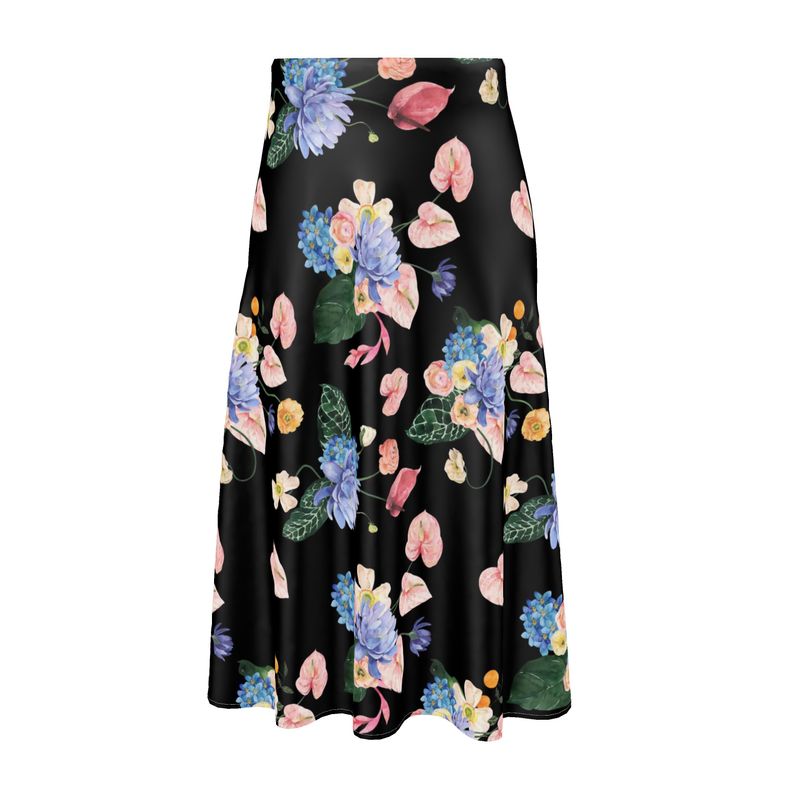 Midnight Garden Midi Skirt