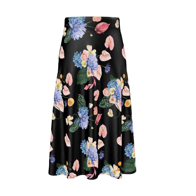 Midnight Garden Midi Skirt