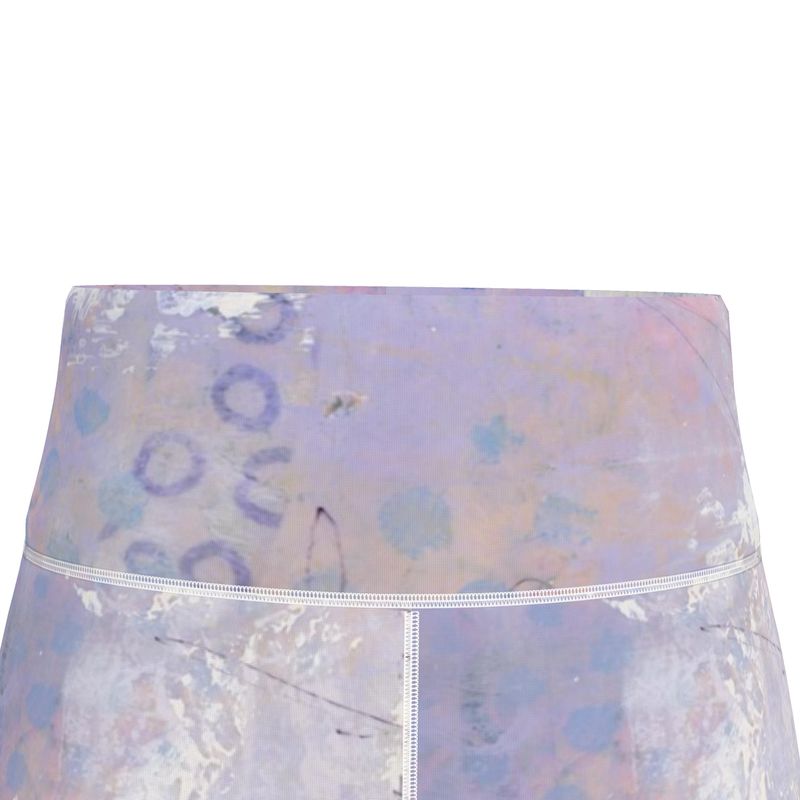 Lavender Mixed Media Sports Leggings