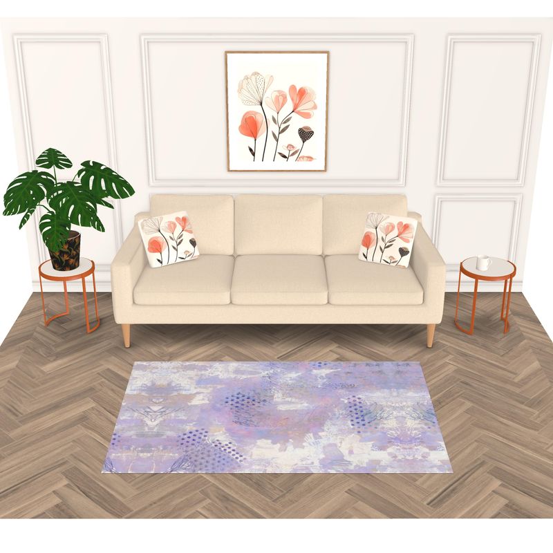 Spring Mixed Media Rug