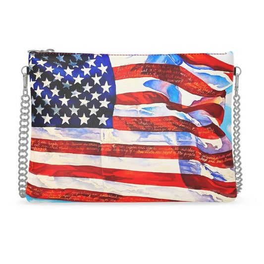 Happy 250 USA! Leather Crossbody