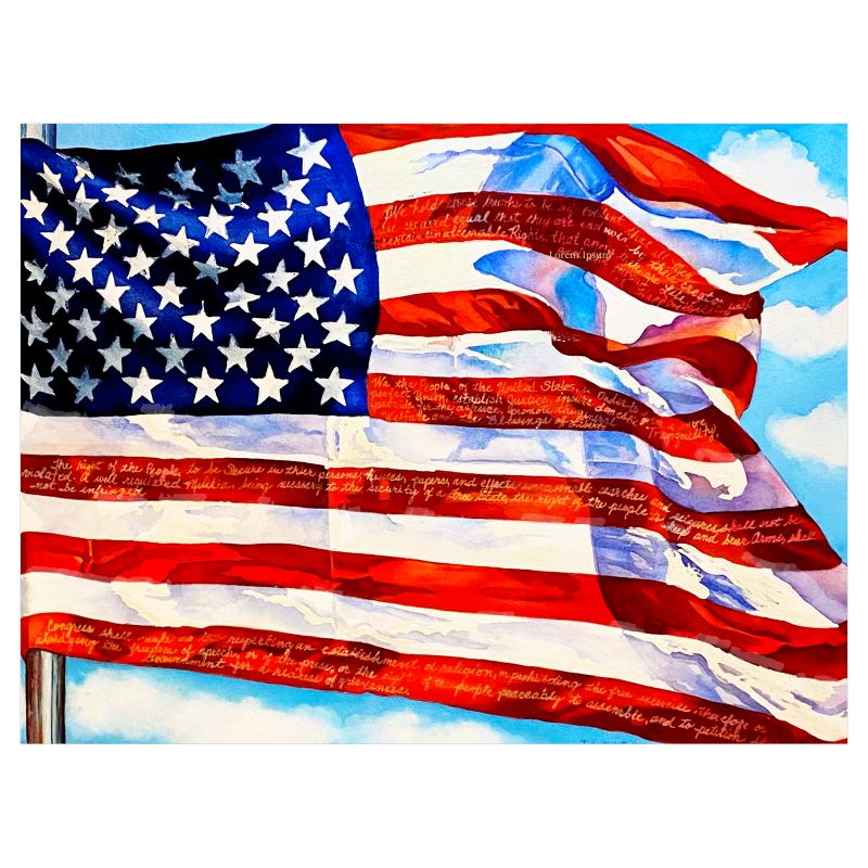 "Flying High and Proud" Art Print
