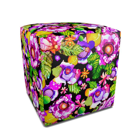 Garden Party Pouf Square