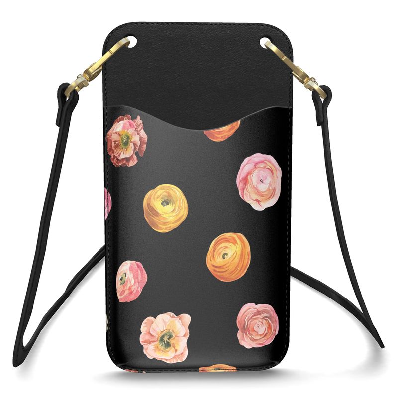 Flower Dots Crossbody Phone Case