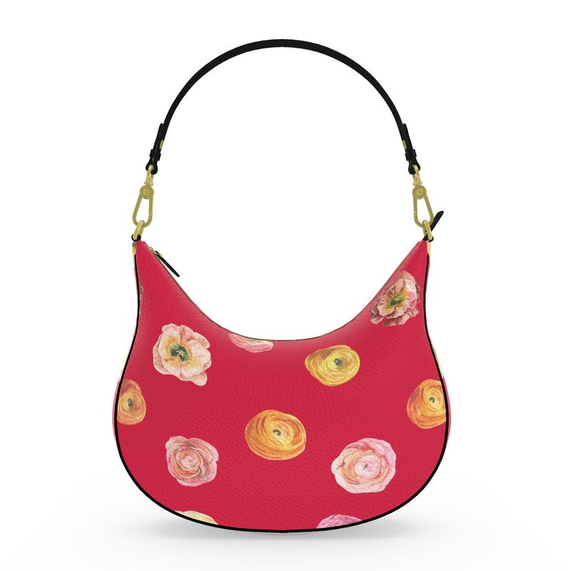 Flower Dots Hobo Bag
