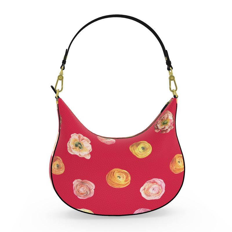 Flower Dots Hobo Bag