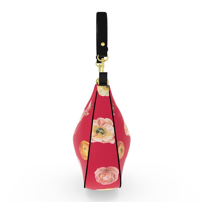 Flower Dots Hobo Bag