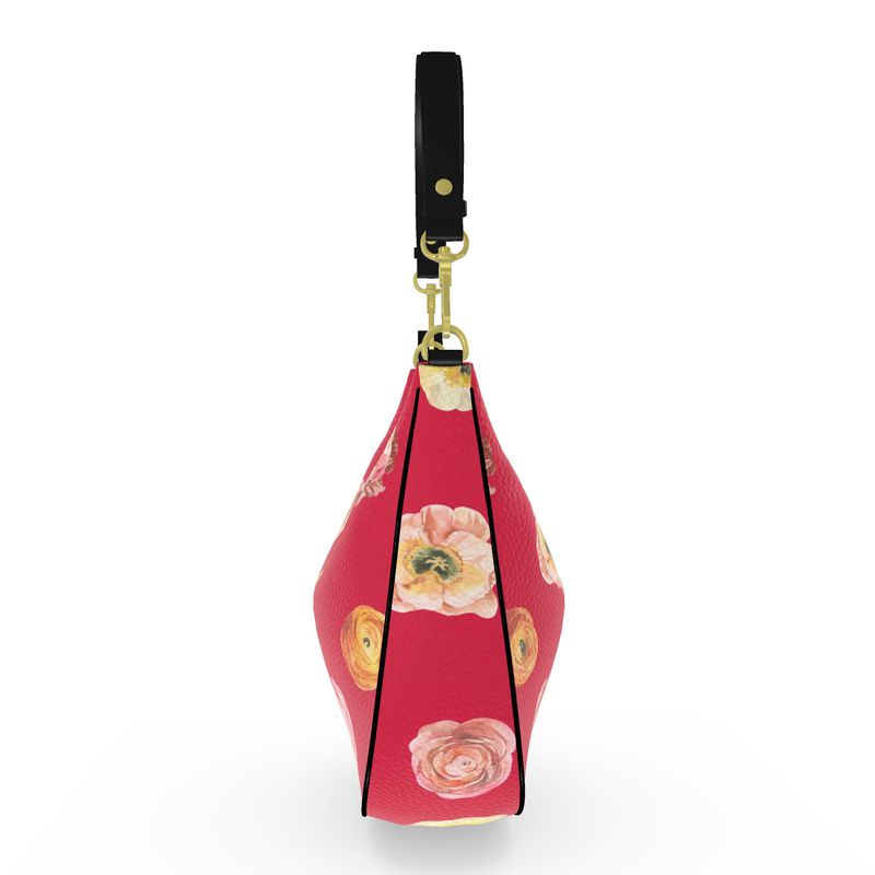 Flower Dots Hobo Bag