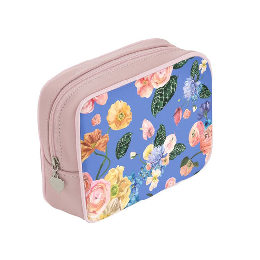 Periwinkle Garden Make Up Bags