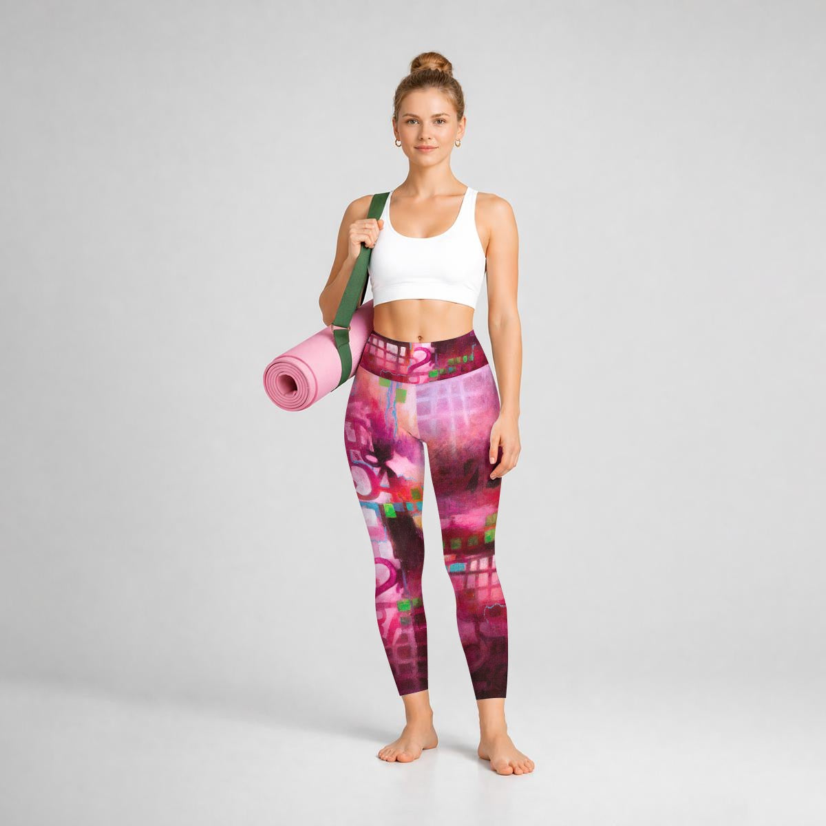 A Numbers Game High Waisted Athletic Leggings