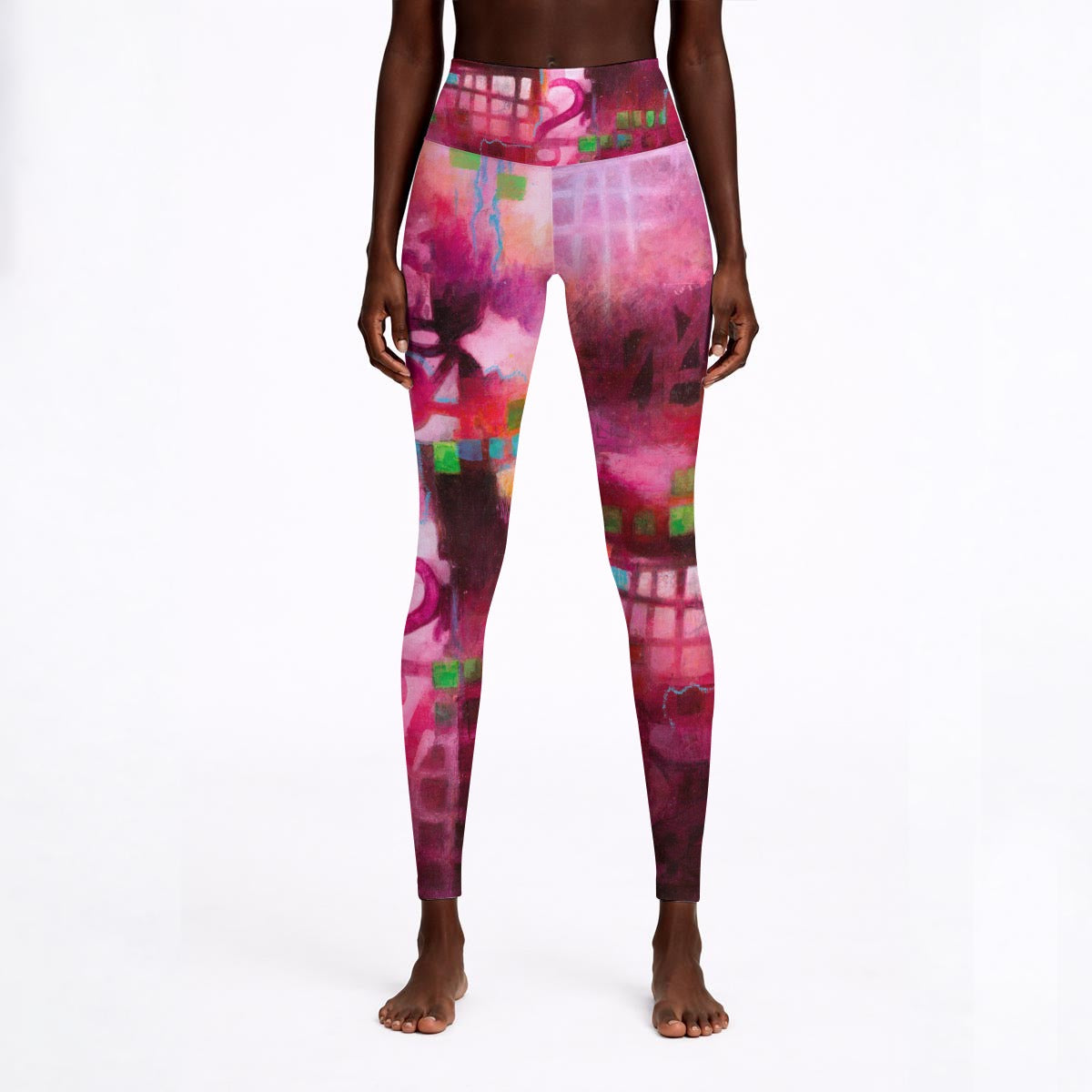 A Numbers Game High Waisted Athletic Leggings