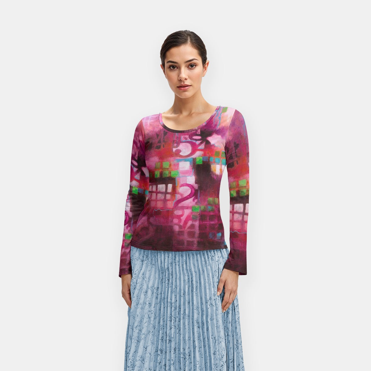 A Numbers Game Flare Sleeve T-Shirt