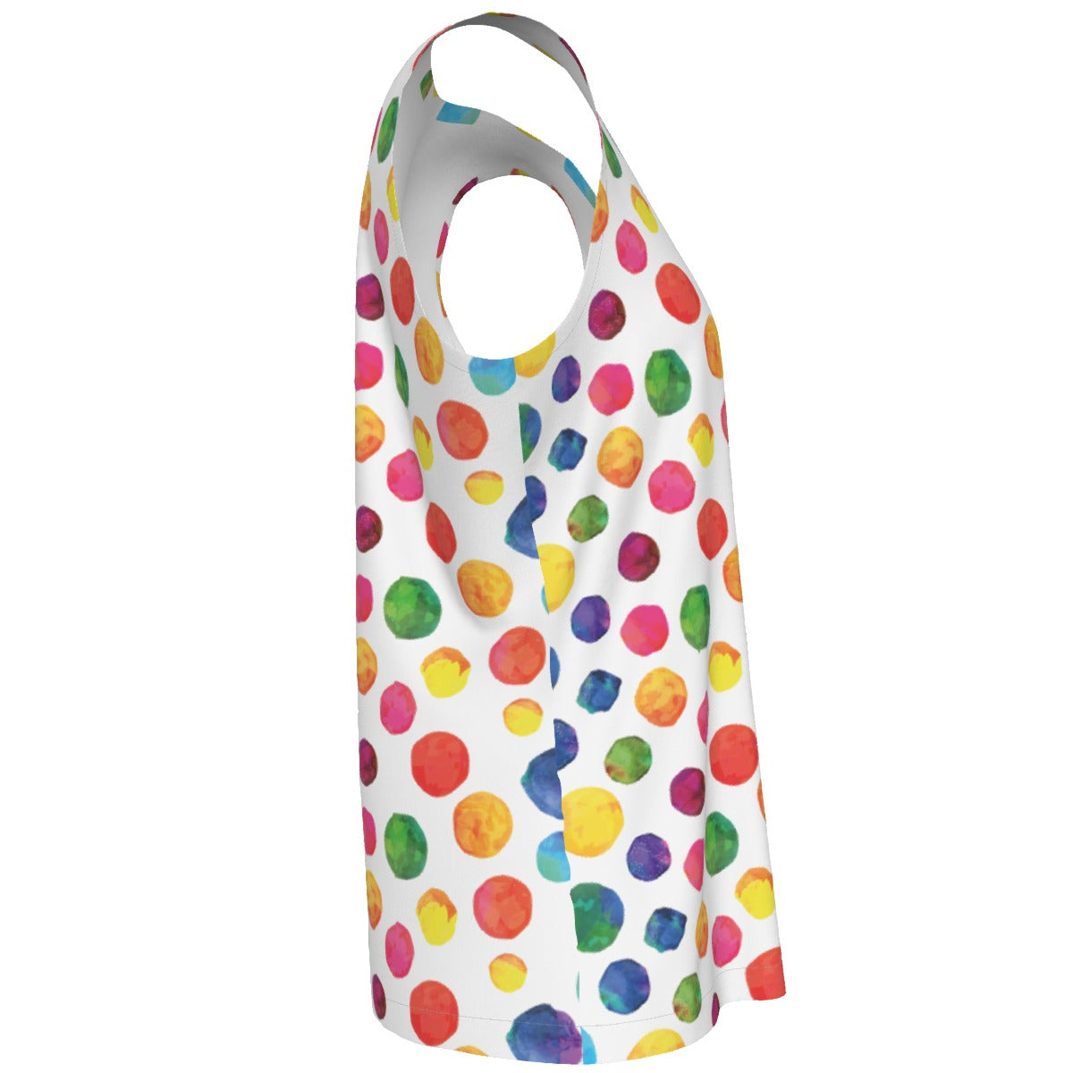 Watercolor Dots Women's Sports Tank Top