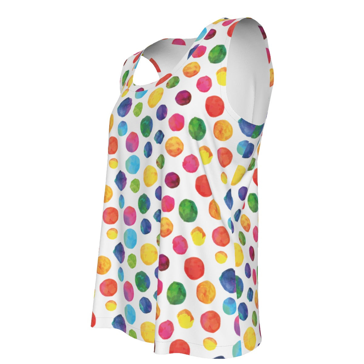 Watercolor Dots Women's Sports Tank Top
