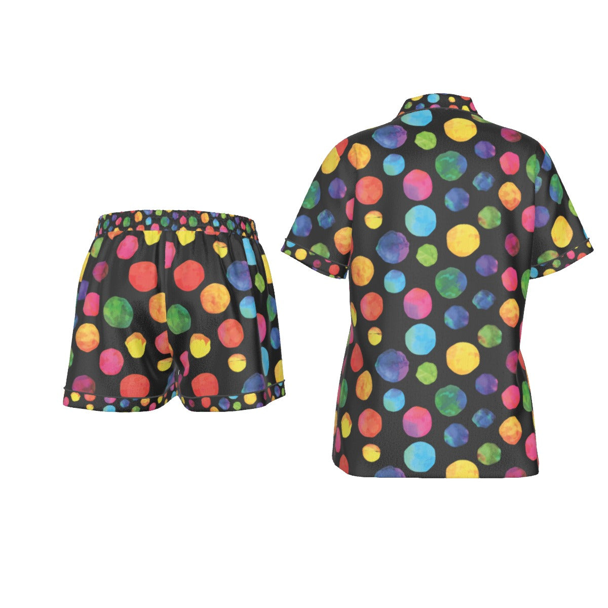 Watercolor Dots Short Pajamas