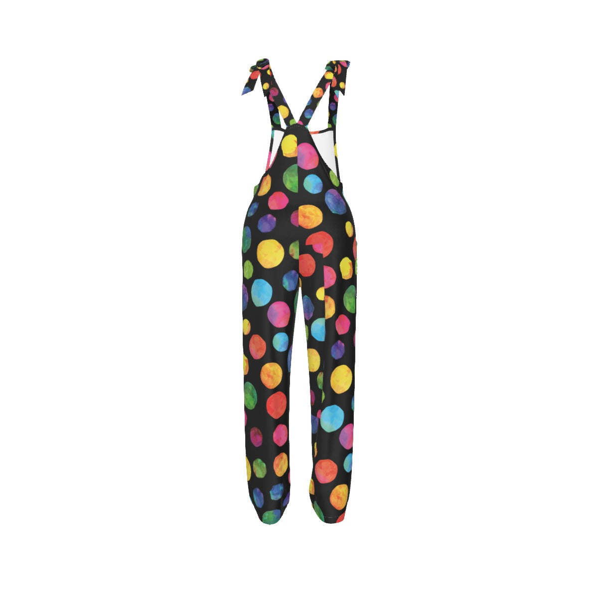 Watercolor Dots Print Women's Jumpsuit