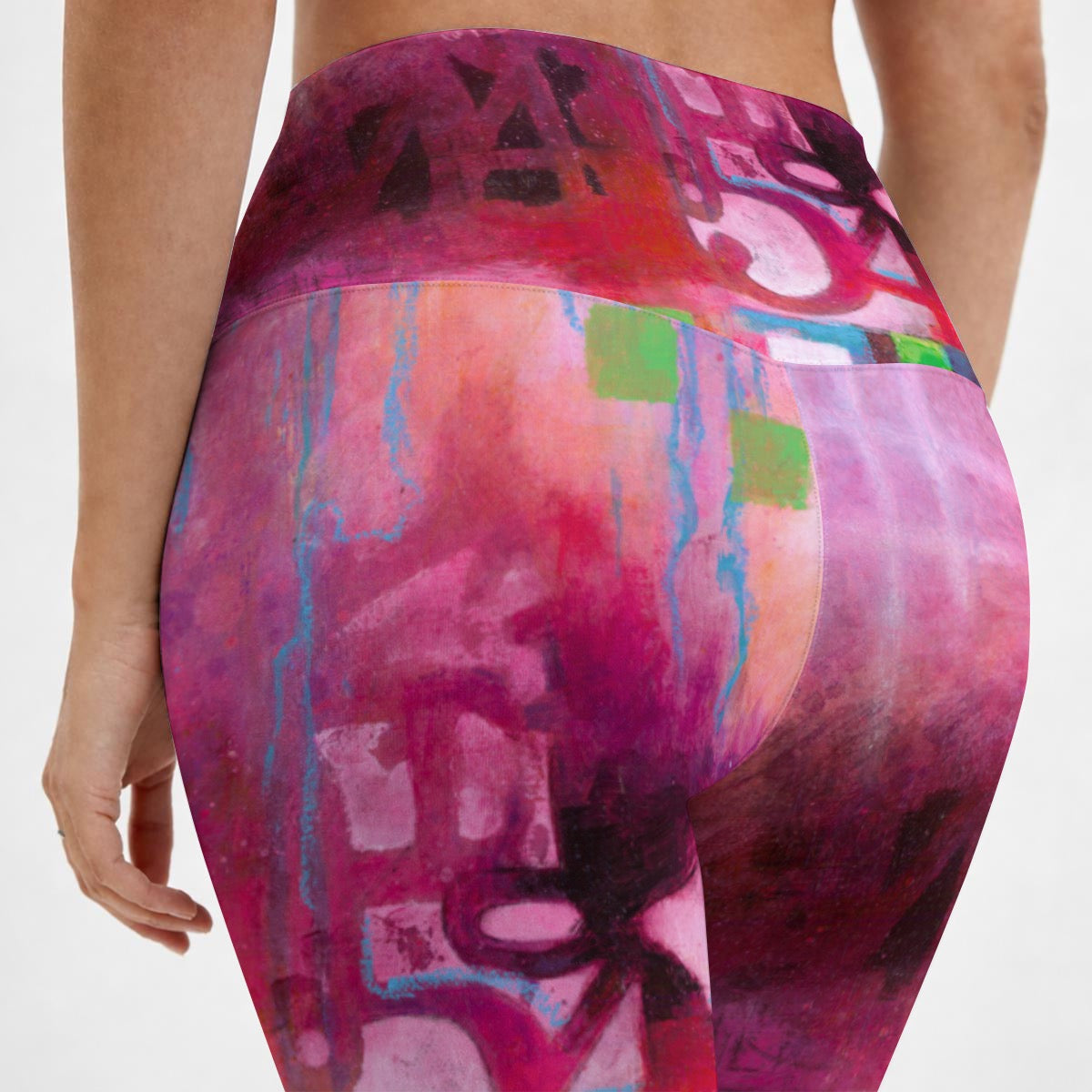 A Numbers Game High Waisted Athletic Leggings