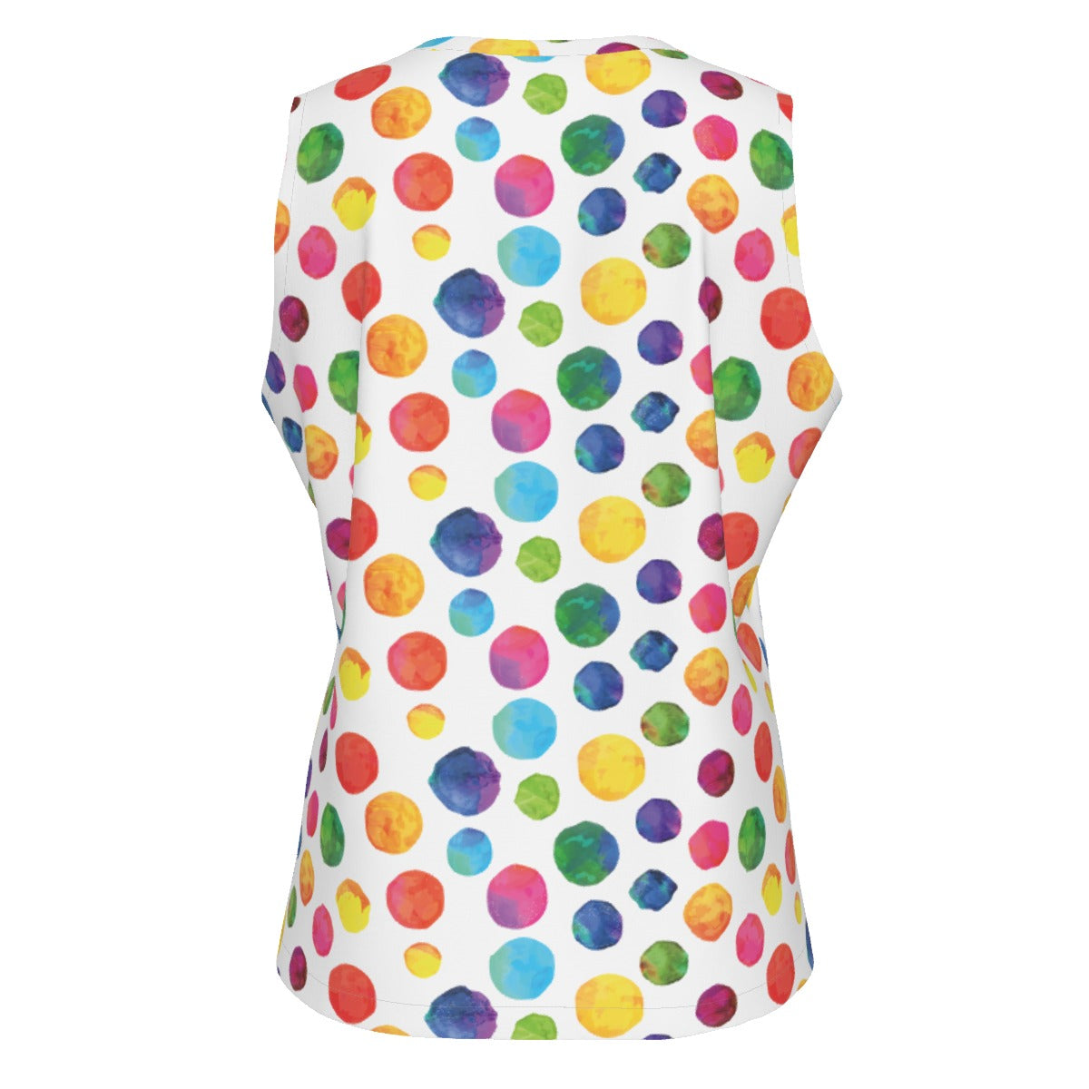 Watercolor Dots Women's Sports Tank Top