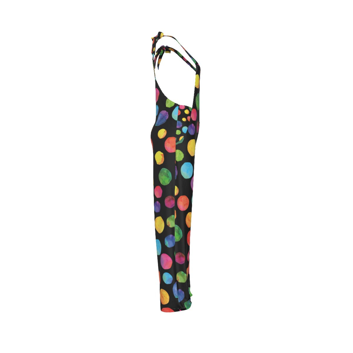 Watercolor Dots Print Women's Jumpsuit