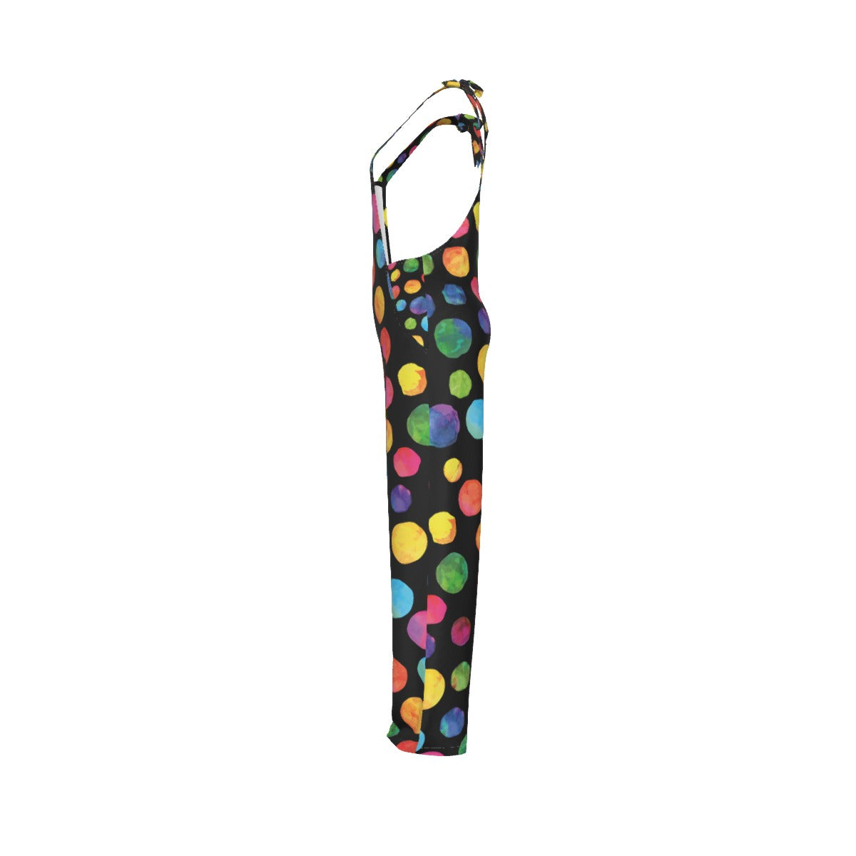 Watercolor Dots Print Women's Jumpsuit