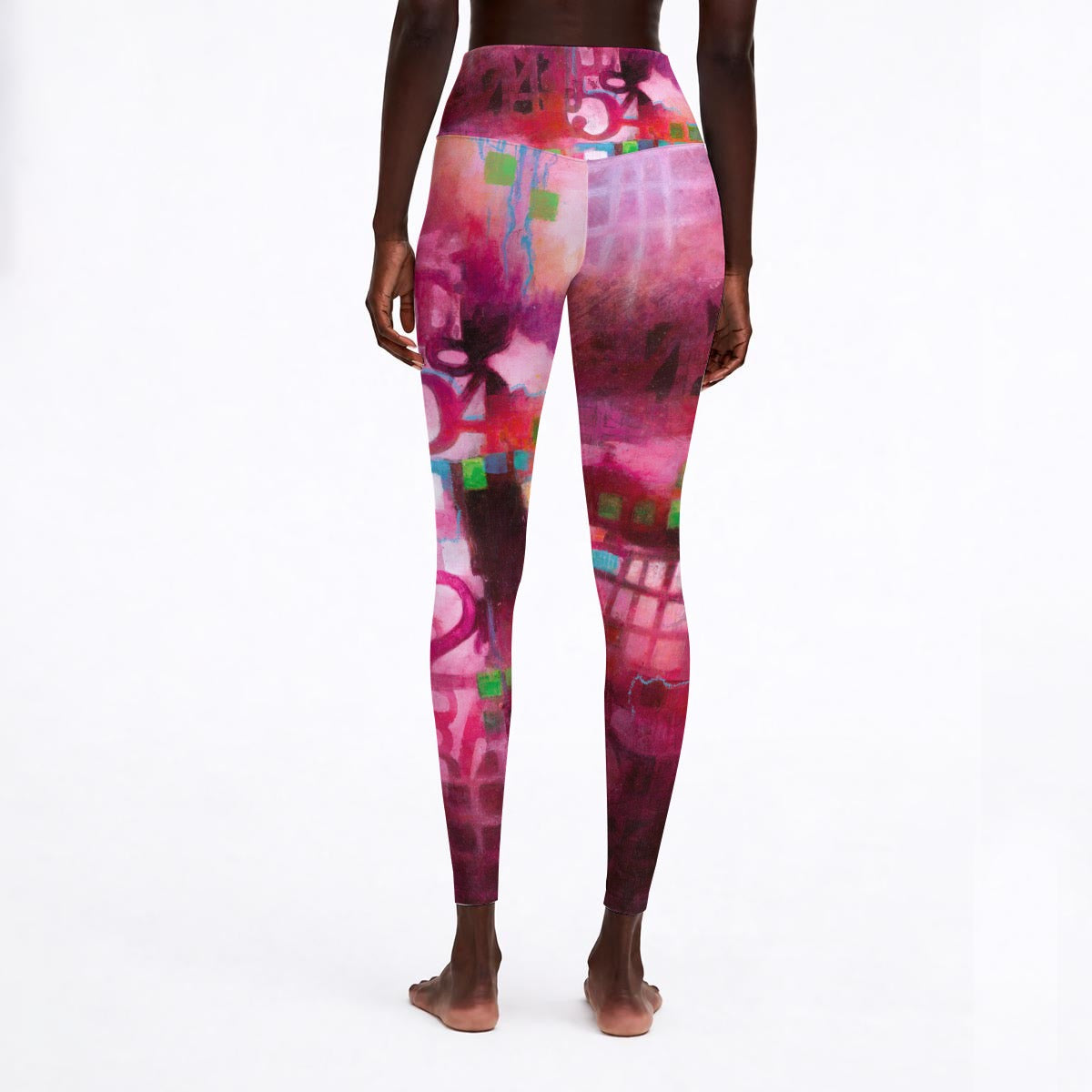 A Numbers Game High Waisted Athletic Leggings