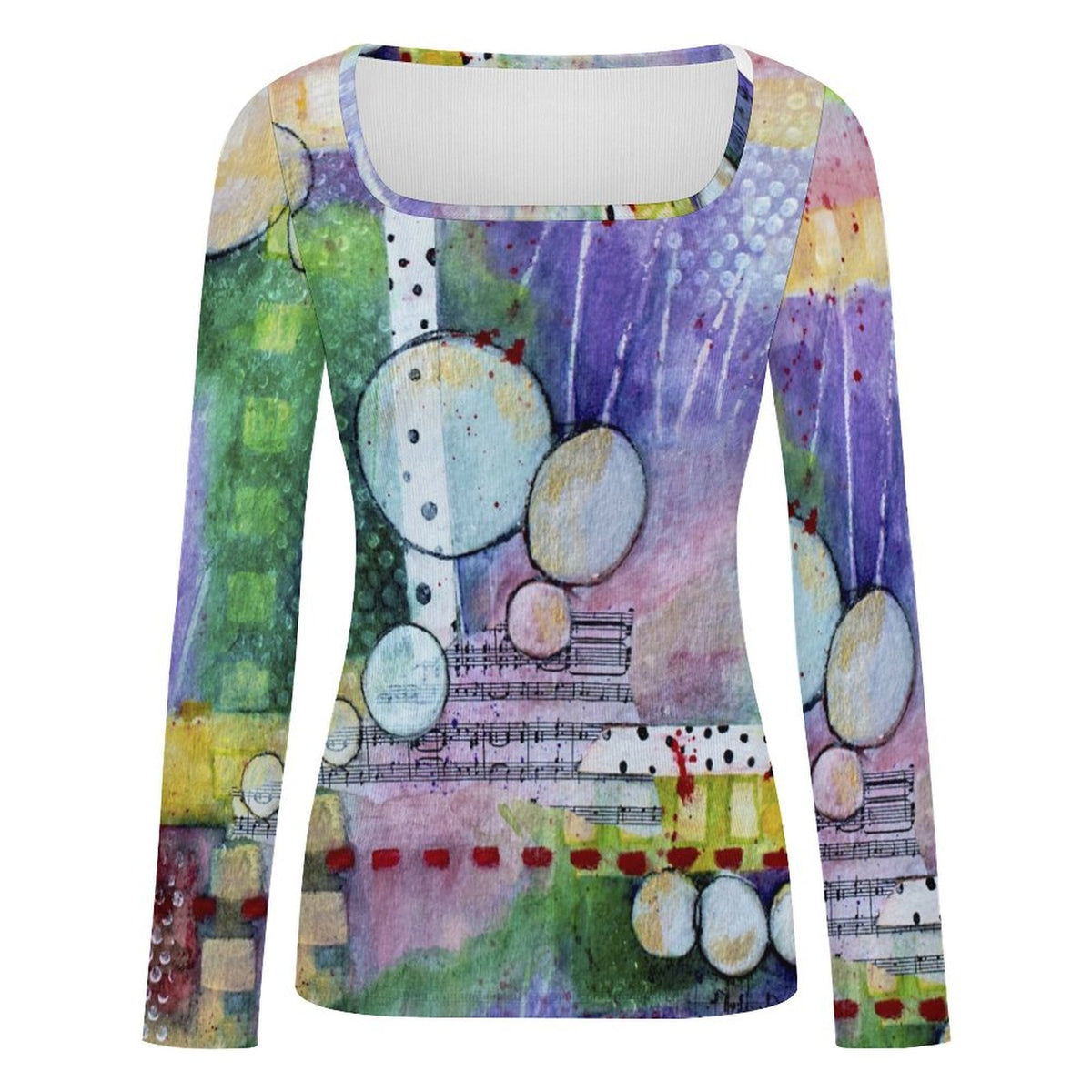 Lead by the Music Square Neck T