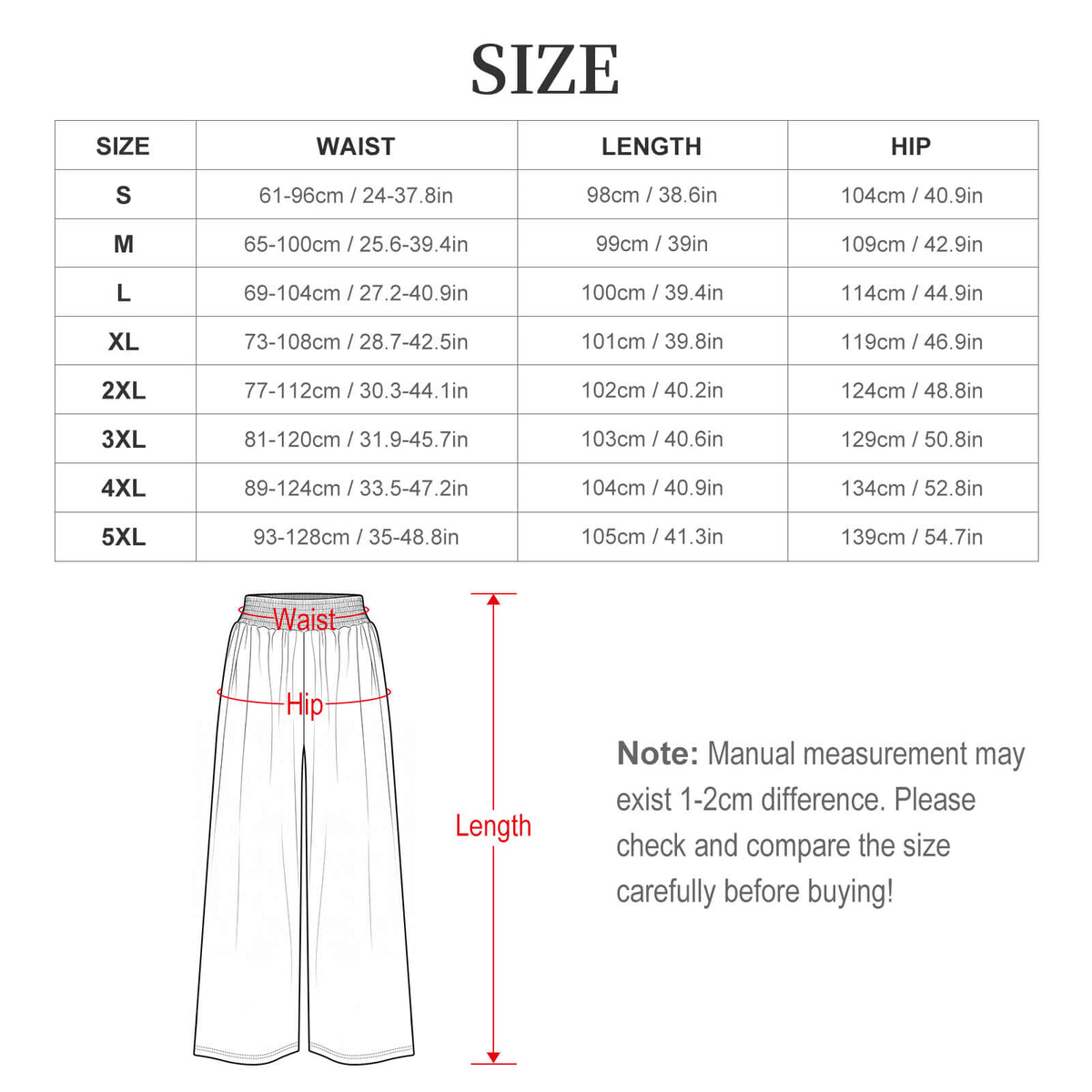 Rose Splash High Waist Wide Leg Pant with Pockets