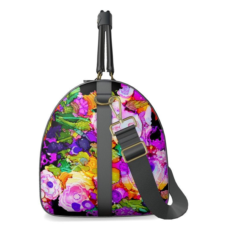 Cabbage Rose Splash Duffel