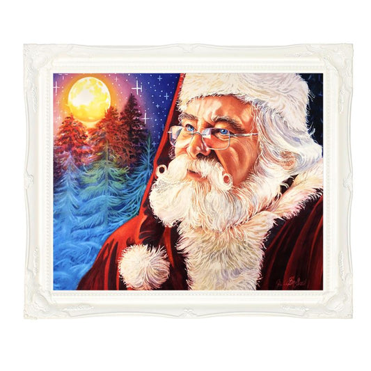 Santa in the Moonlight