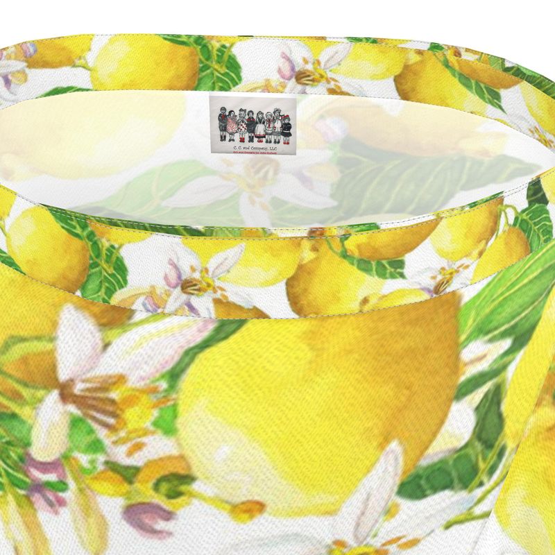Sorrento Lemons Flounce Skirt