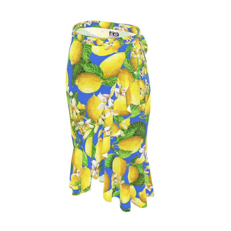 Sorrento Lemons Flounce Skirt