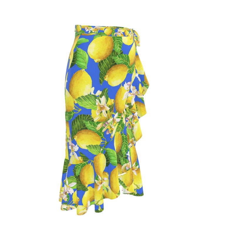 Sorrento Lemons Flounce Skirt