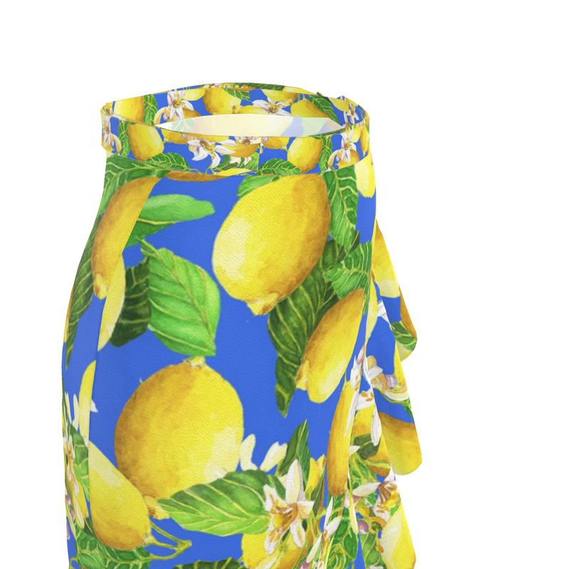 Sorrento Lemons Flounce Skirt