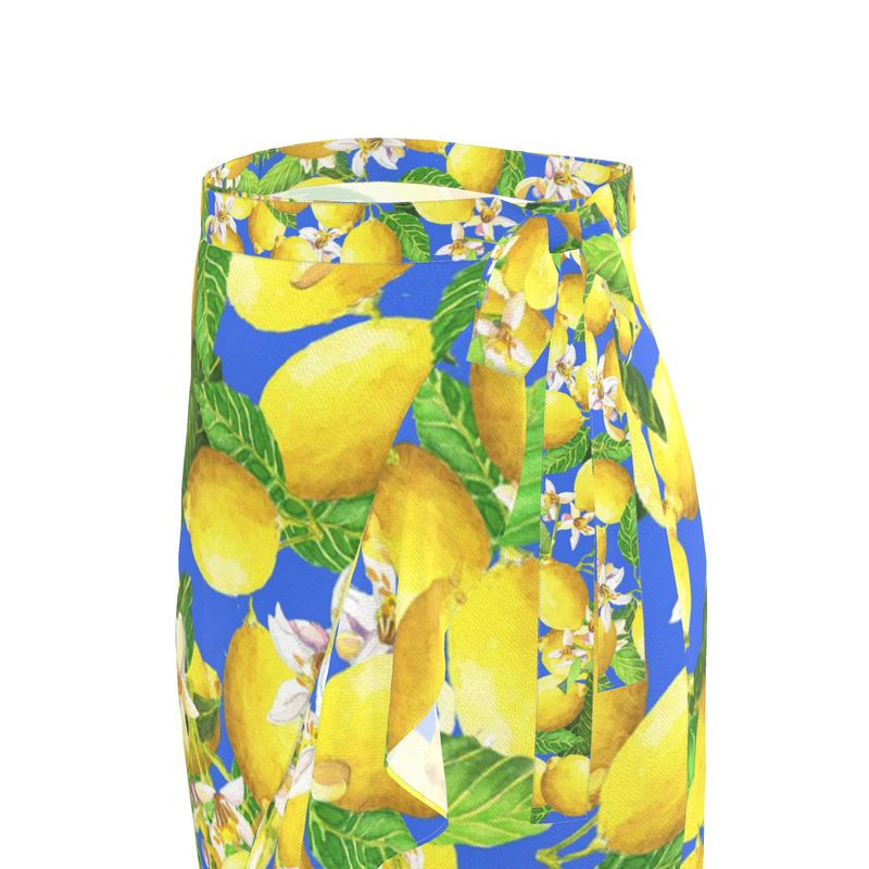 Sorrento Lemons Flounce Skirt