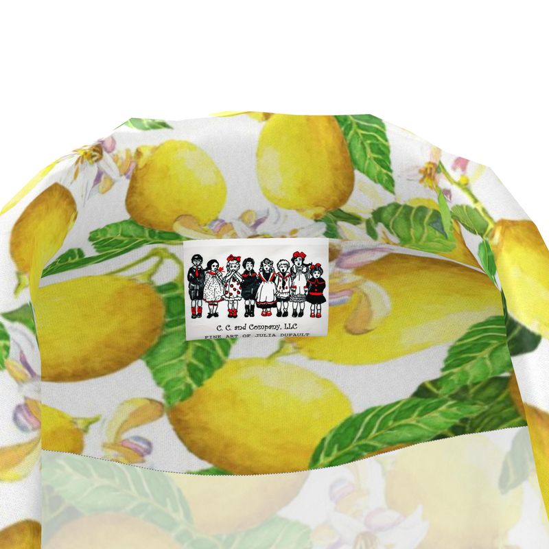 Fresh Lemons Luxury Pajama Shirt